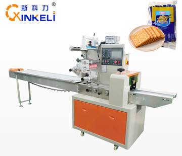 Máquina automática de envasado de galletas de paquetes múltiples