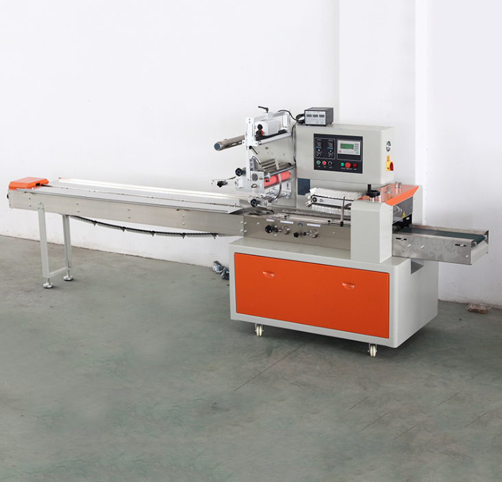 Máquina automática de embalaje de flujo de pañales para bebés