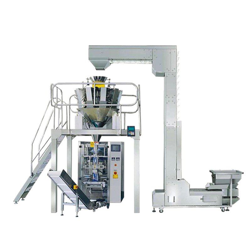 Sistema de máquina de embalaje y pesaje automático con escala de 10 cabezales