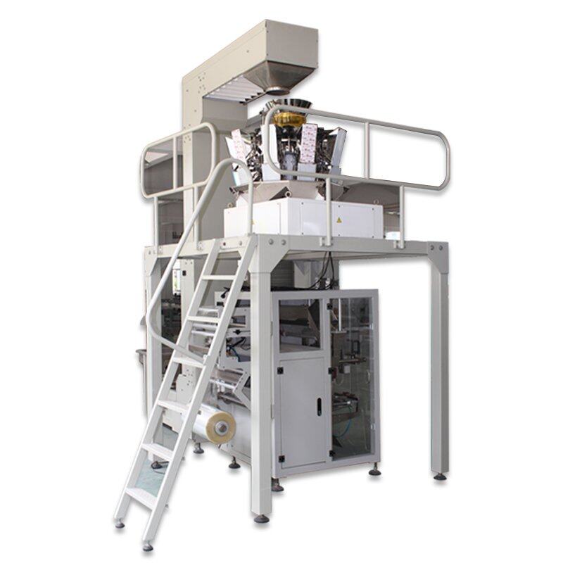 10 head scale auto weighing and packing machine system