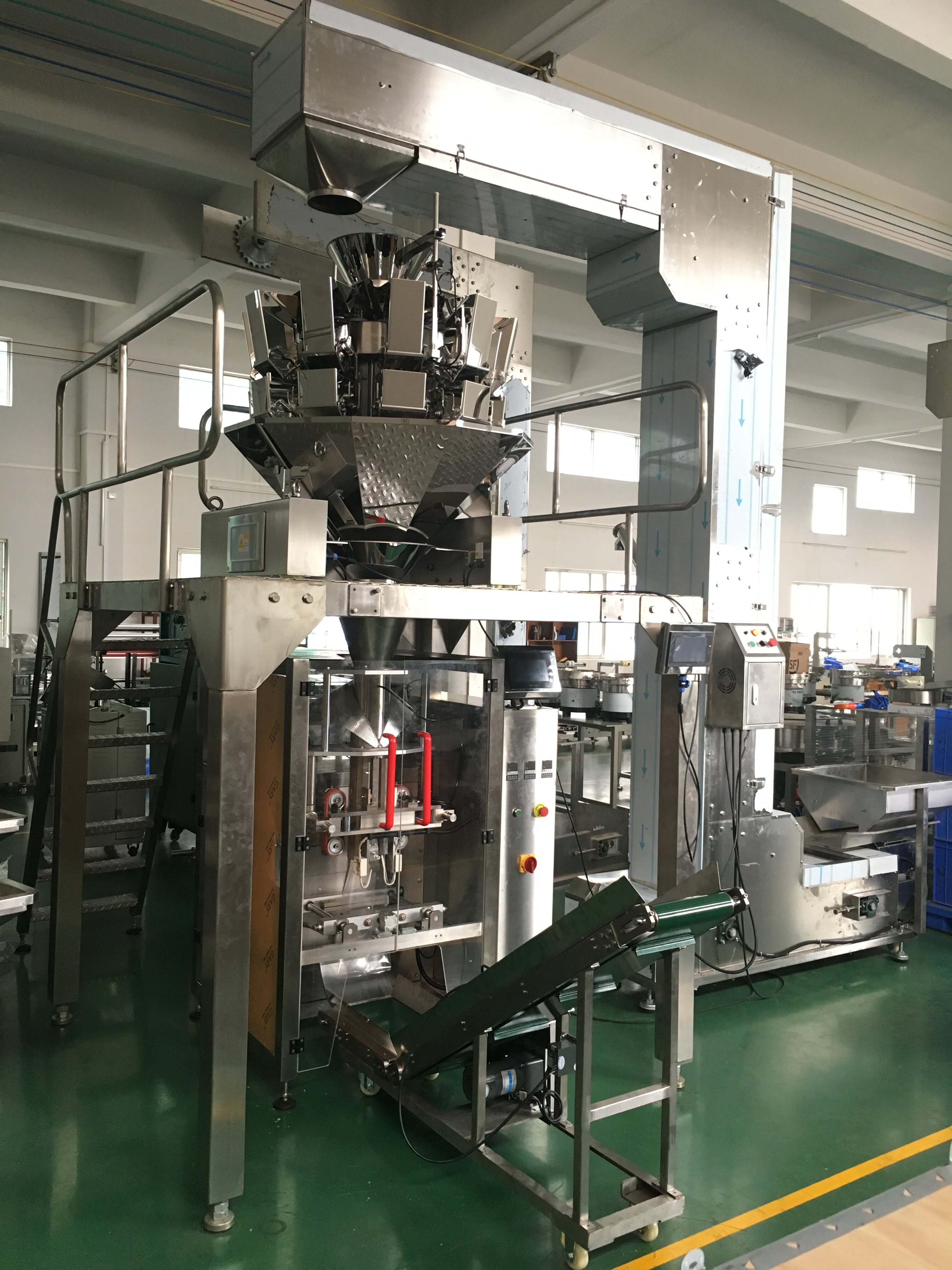 nitrogen packaging machine for snacks chips