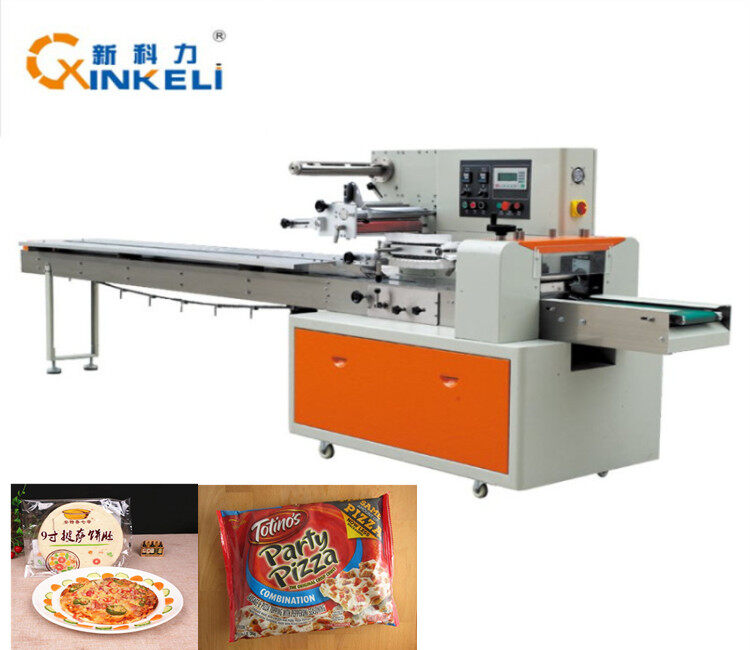 Pillow pizza packing machine