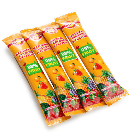 Empaquetadora de barras de cereales de frutas