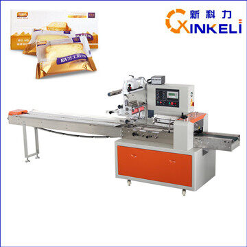 Toast Bread Flow Wrap Packaging Machine