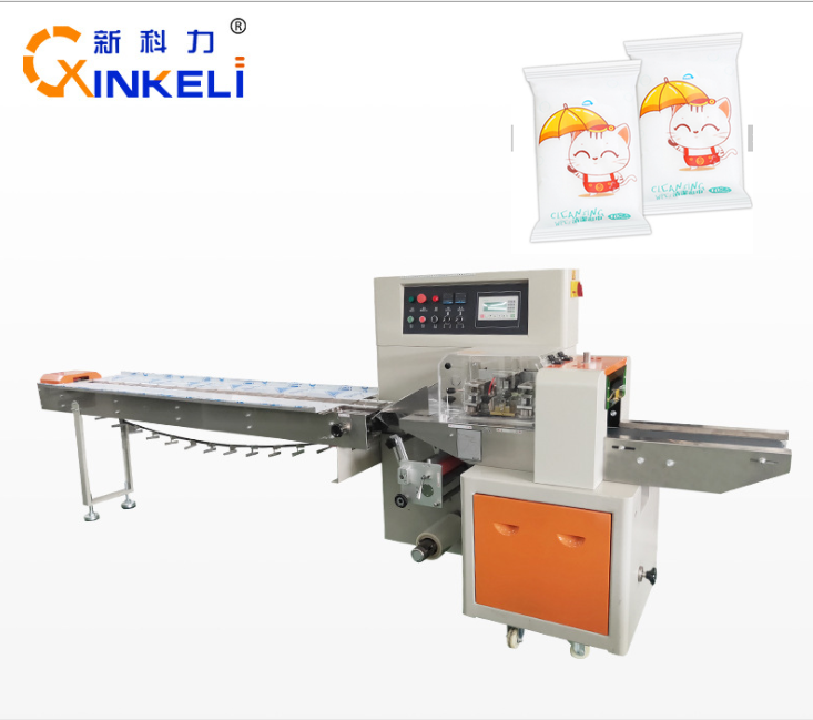 Wet wipes packaging machine