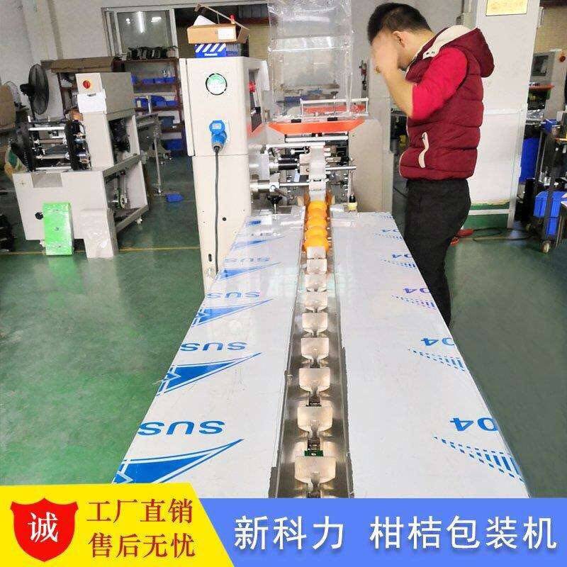 máquina de envasado de frutas para naranja y manzana individuales