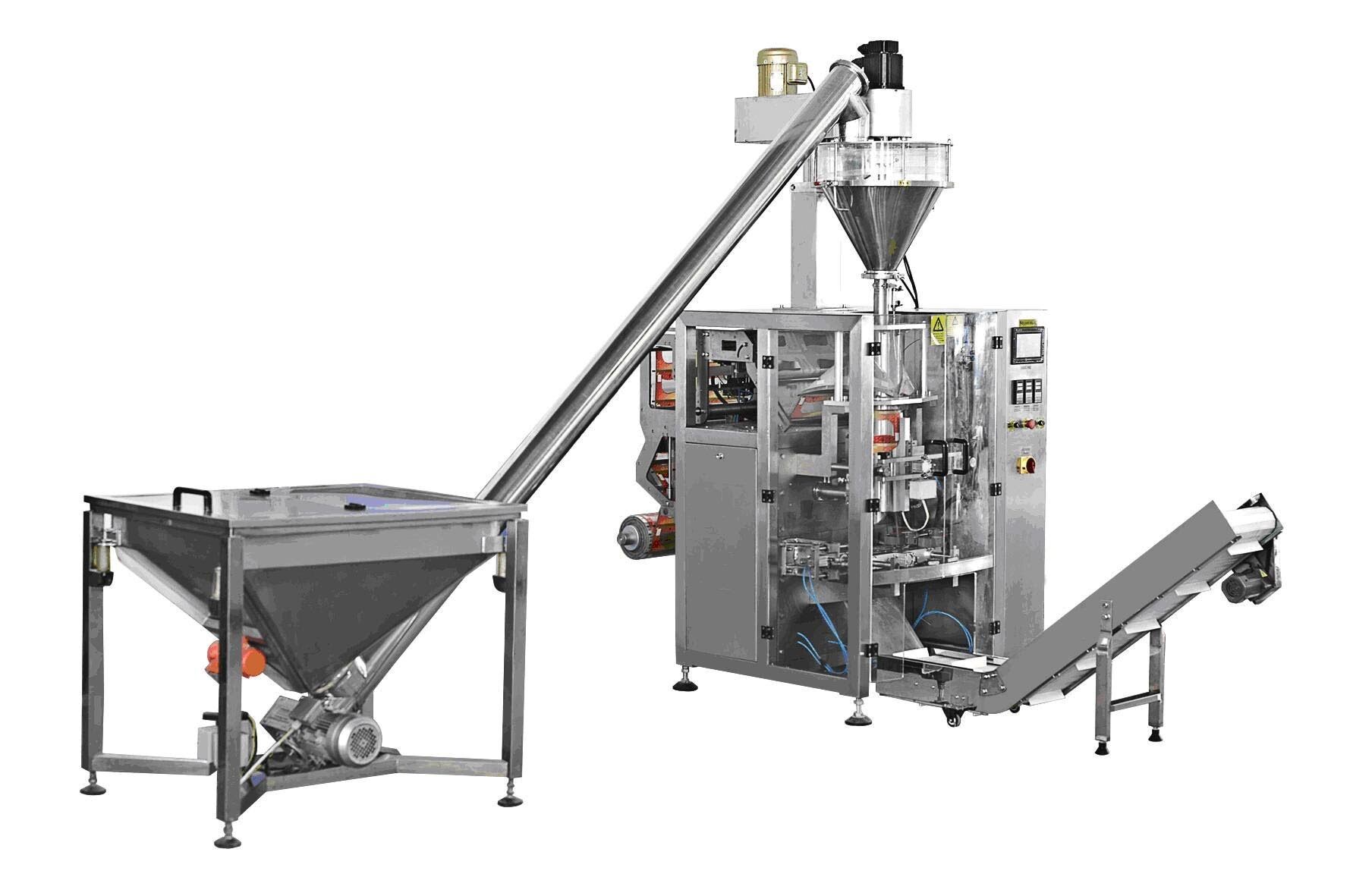 automatic nitrogen  filling  powder packing machine