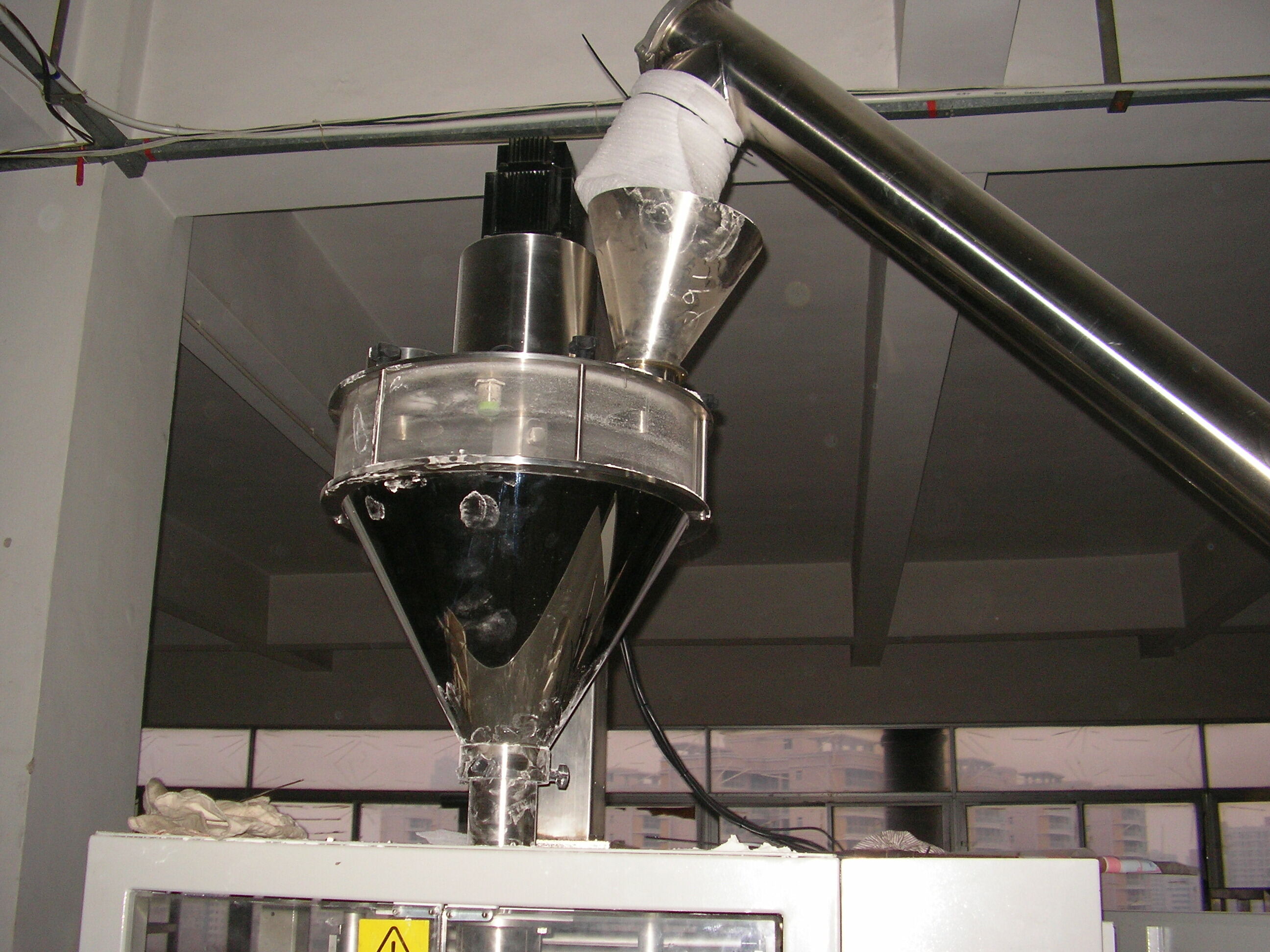 automatic nitrogen  filling  powder packing machine