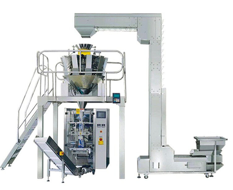 French fries automatic weighing and packing machine