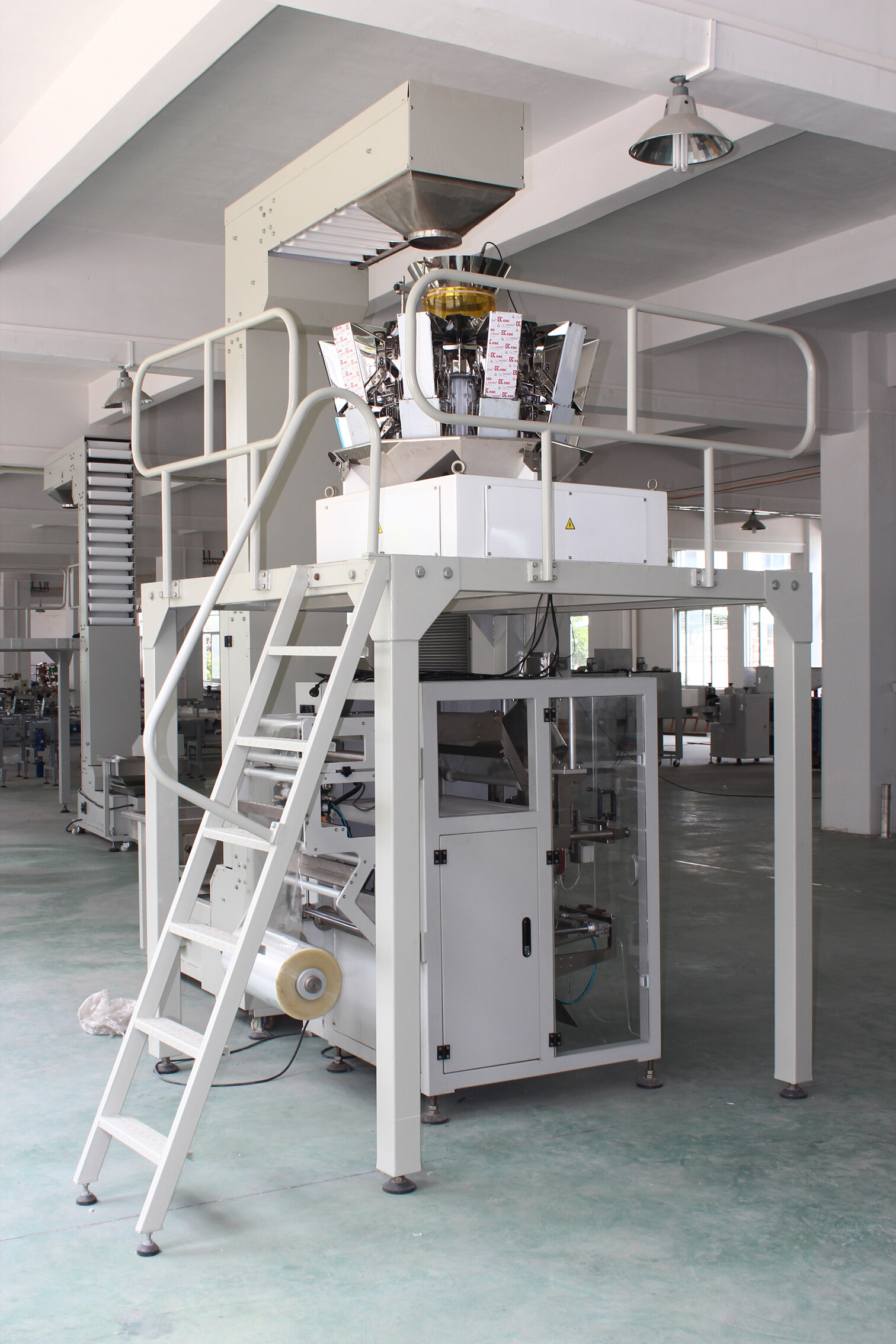 French fries automatic weighing and packing machine