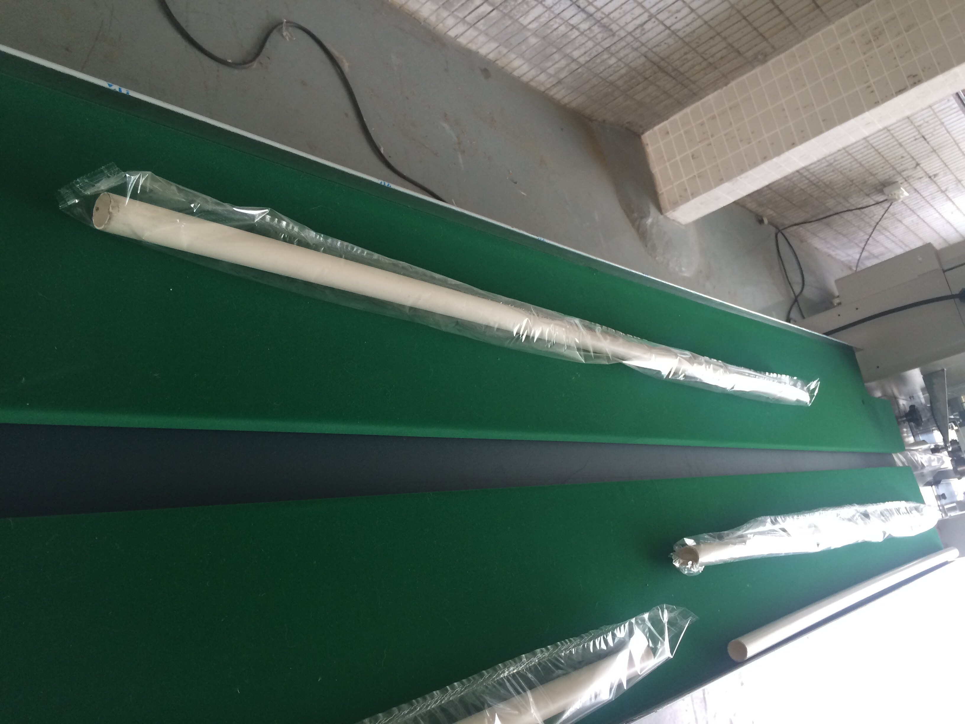 Automatic long Tube Pipe bag Flow wrapping  machine