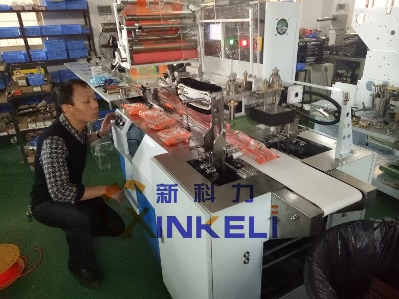 Edible mushroom packaging machine