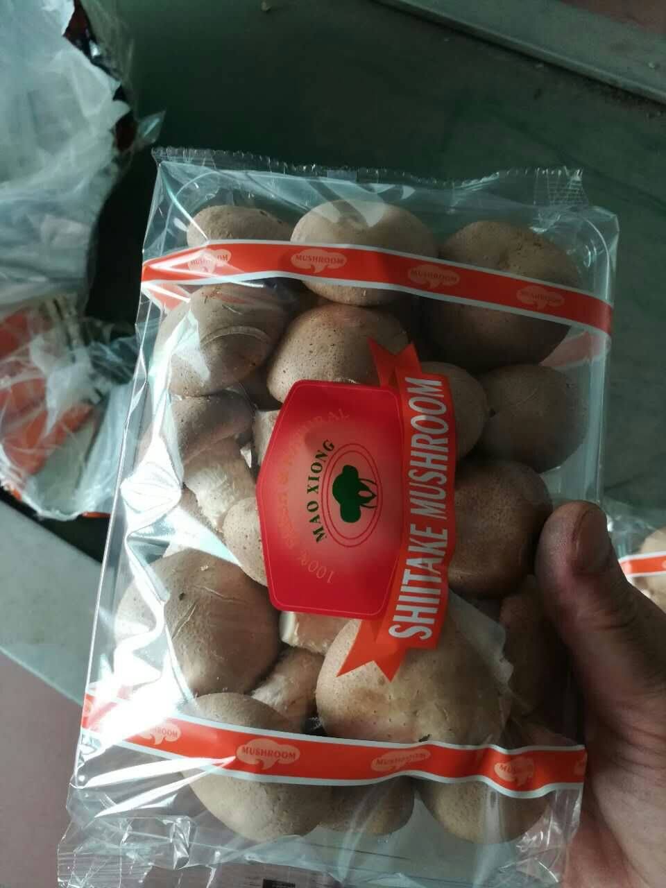 Edible mushroom packaging machine