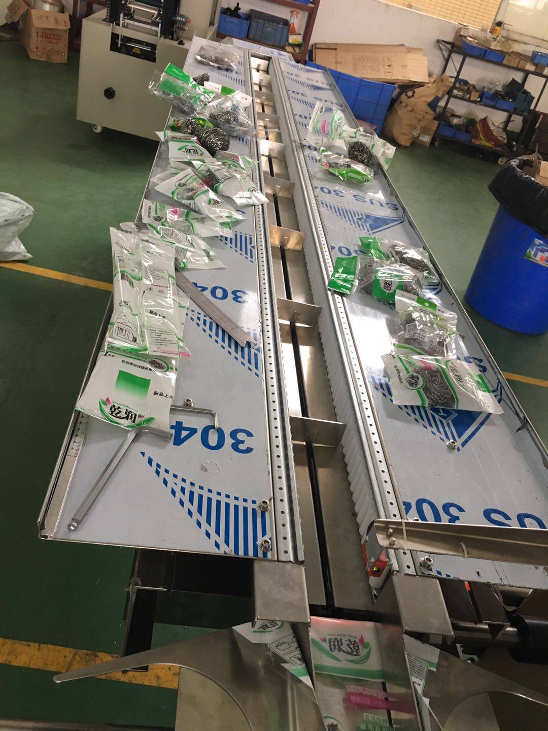Estropajo de bolas de acero Máquina de envasado de bolas