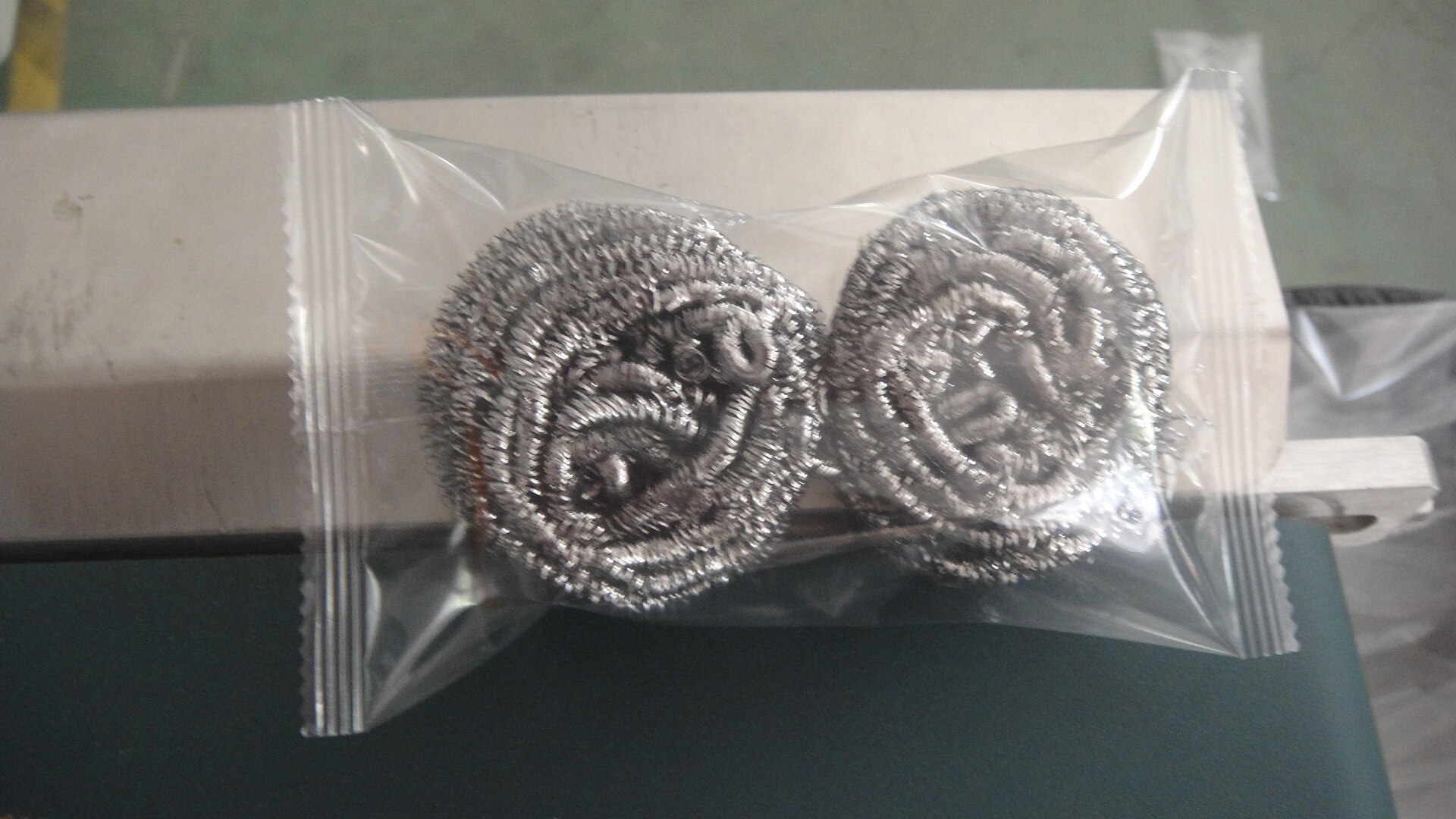 Estropajo de bolas de acero Máquina de envasado de bolas