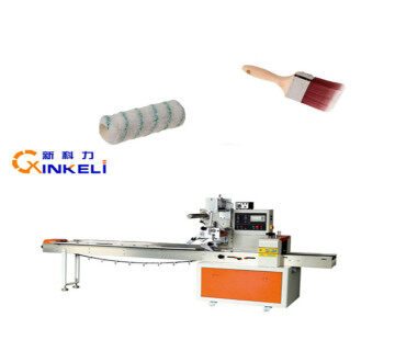 máquina de embalaje horizontal de rodillos de pintura