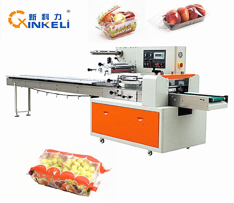 Fresh Fruit And Vegetable Flow Packaging Machine