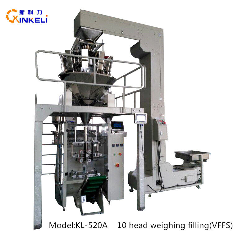 Vertical form fill sealing machine vffs