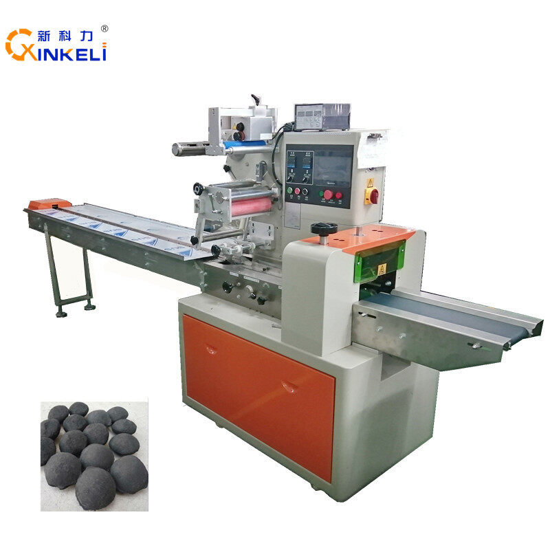 Billet briquette charcoal flow packaging machine