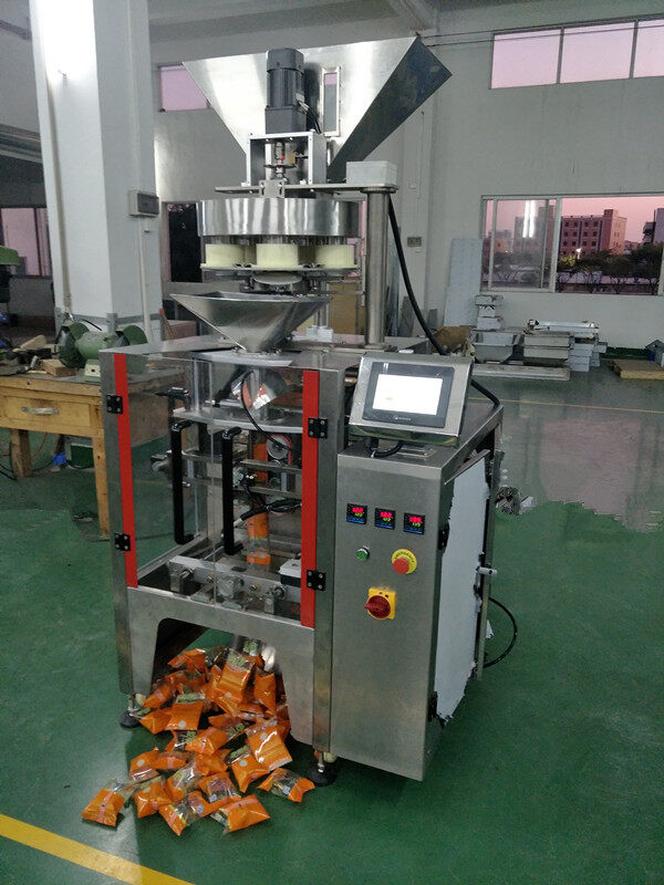 quantitative volumetric weighing filling and packaging machine