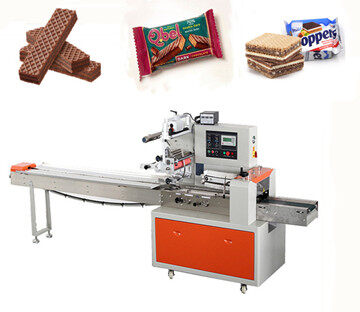 automatic brownie packaging wrapping machine